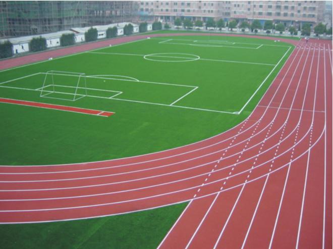 天博综合体育塑胶跑道曲线如何施工(图6)